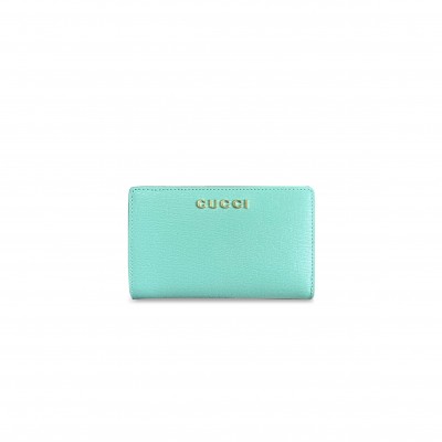 GUCCI CARD CASE WALLET WITH GUCCI SCRIPT 772640 (18.5*14*3cm)